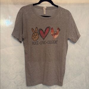 Bella Canvas Heather Gray Graphic Tee